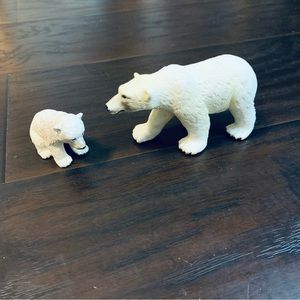 Terra by Battat Polar Bear Family, set of 2 (Mommy & Baby Bear only)